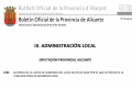 Subvención Diputación de Alicante Convocatoria de Bomberos 2026
